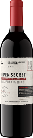 Open Secret 2023 Red Blend California