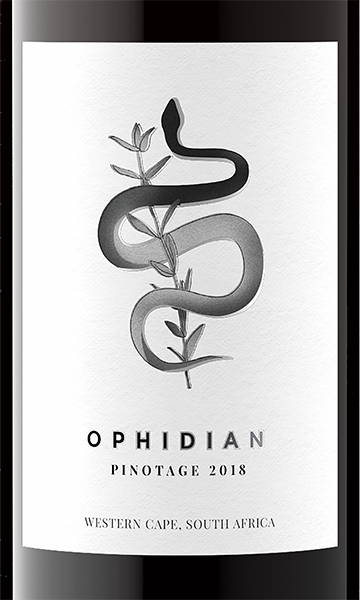 Ophidian 2018 Pinotage Western Cape, South Africa