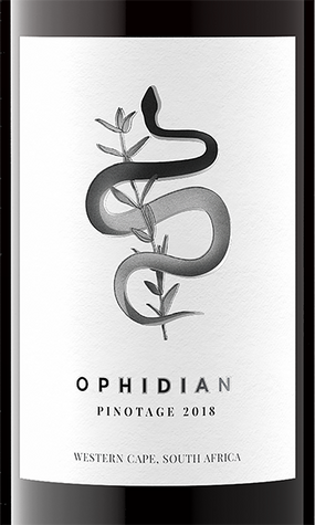 Ophidian 2018 Pinotage Western Cape, South Africa
