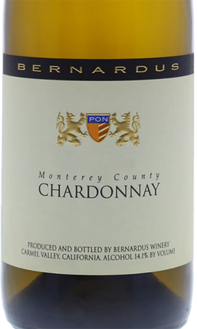 Bernardus 2017 Chardonnay Monterey County, California