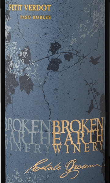 Broken Earth Winery 2012 Estate Petit Verdot Paso Robles, California