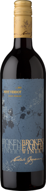 Broken Earth Winery 2012 Estate Petit Verdot Paso Robles, California