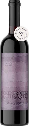 Broken Earth Winery 2016 Limited Release Merlot Paso Robles, California
