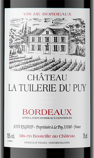 Château La Tuilerie du Puy 2017 Estate Bordeaux Blend AOC Bordeaux, France