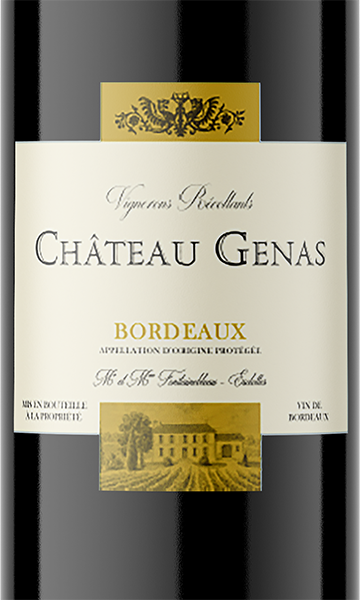 Château Genas 2018 Red Bordeaux AOP Bordeaux, France