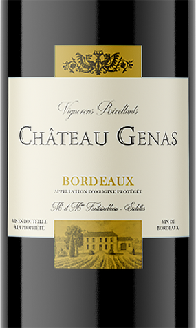 Château Genas 2018 Red Bordeaux AOP Bordeaux, France