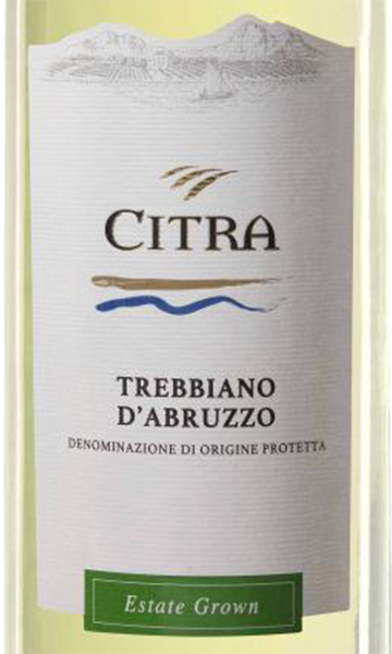 Citra MV Estate Grown Trebbiano Terre di Chieti IGP, Italy