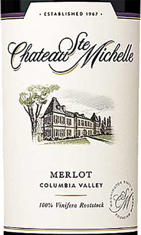 Chateau Ste. Michelle 2017 Merlot Columbia Valley, Washington