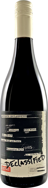 Détente 2019 Declassified Red Blend California