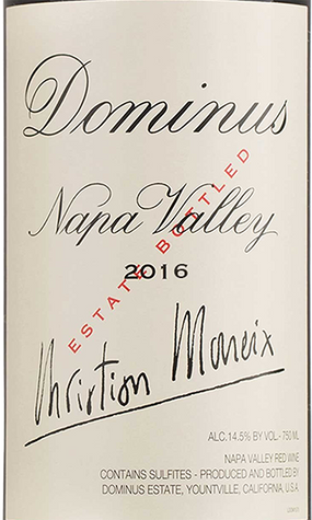 Dominus 2016 Estate Red Blend Napa Valley, California