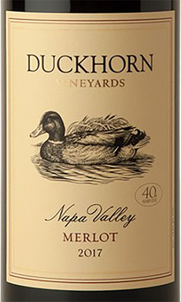 Duckhorn Vineyards 2017 Merlot Napa Valley, California