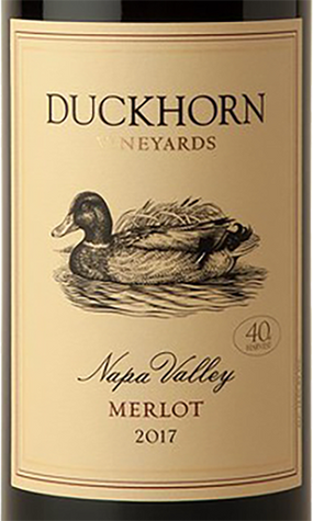 Duckhorn Vineyards 2017 Merlot Napa Valley, California