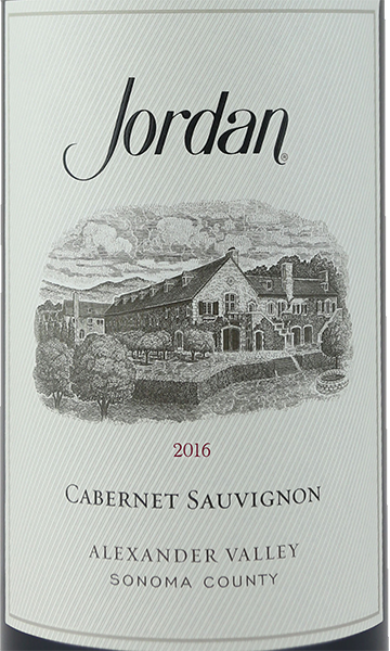 Jordan 2016 Cabernet Sauvignon Alexander Valley, California
