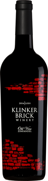 Klinker Brick Winery 2016 Old Vine Zinfandel Mokelumne River, Lodi California