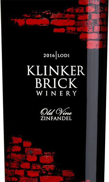 Klinker Brick Winery 2016 Old Vine Zinfandel Mokelumne River, Lodi California