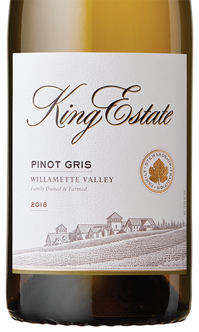 King Estate 2018 Pinot Gris Willamette Valley, Oregon