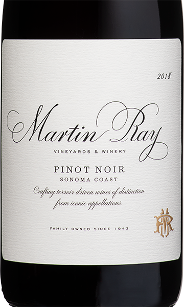 Martin Ray 2018 Pinot Noir Sonoma Coast, California