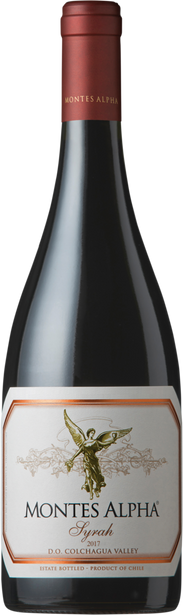 Montes Alpha 2017 Syrah Colchagua, Chile 