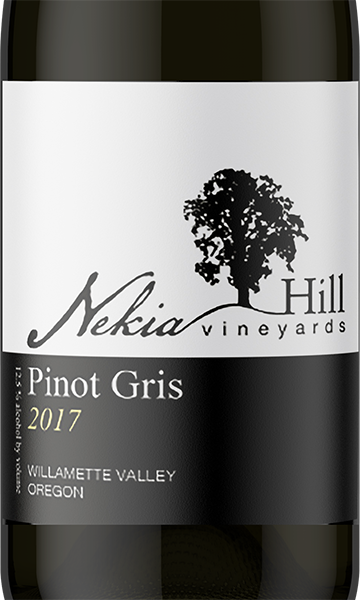 Nekia Hill Vineyards 2017 Pinot Gris Willamette Valley, Oregon
