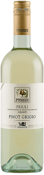 Pighin 2018 Pinot Grigio Friuli-Venezia DOC, Italy 