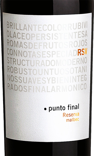 Renacer Punto Final 2017 Malbec Reserva Mendoza, Argentina