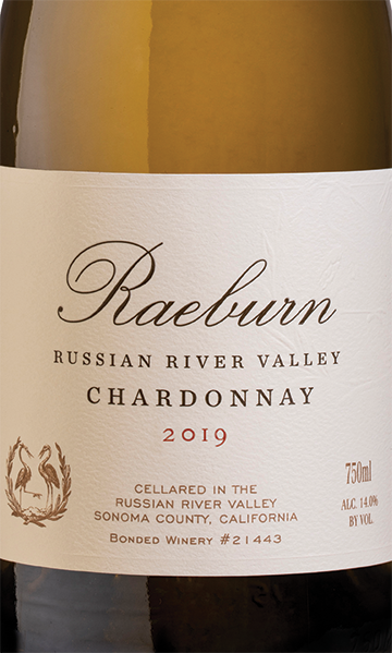 Raeburn 2019 Chardonnay Russian River Valley, California