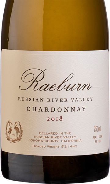 Raeburn 2018 Chardonnay Russian River Valley, California 