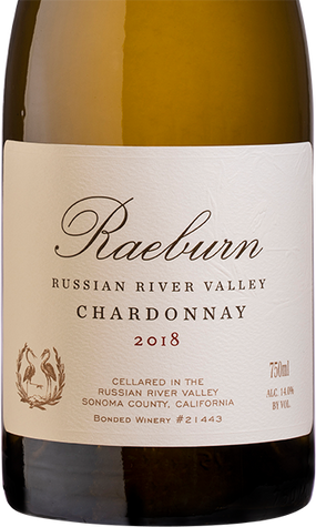 Raeburn 2018 Chardonnay Russian River Valley, California 