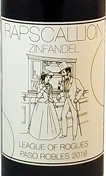 Rapscallion 2016 Zinfandel Paso Robles, California
