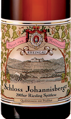 Schloss Johannisberg 2016 Grünlack Spätlese Riesling Rheingau, Germany