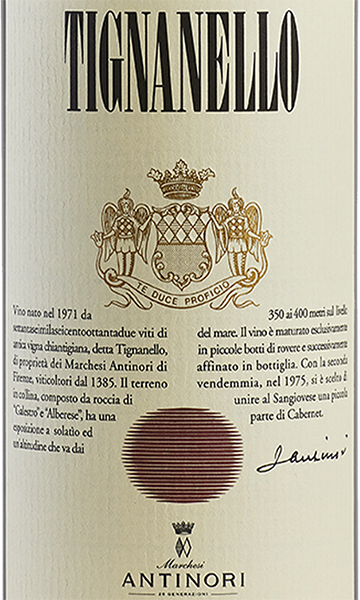 Marchesi Antinori 2017 Tignanello Tuscan Red Blend Tuscany, Italy