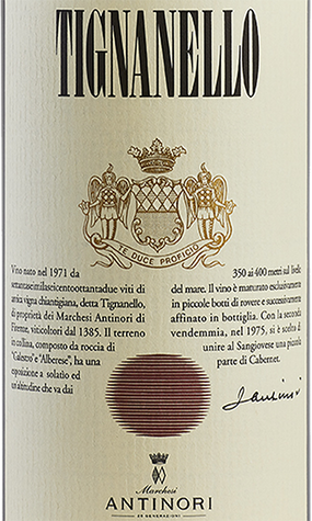 Marchesi Antinori 2017 Tignanello Tuscan Red Blend Tuscany, Italy