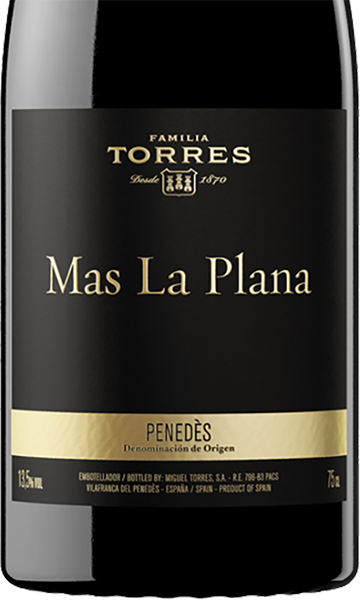Torres 2015 Mas La Plana Cabernet Sauvignon Penedès DO, Spain