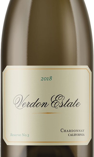Verdon Estate 2018 Chardonnay California