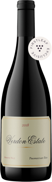 Verdon Estate 2018 Proprietary Red Blend California