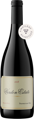 Verdon Estate 2018 Proprietary Red Blend California
