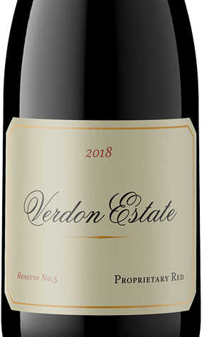 Verdon Estate 2018 Proprietary Red Blend California