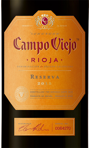 Campo Viejo 2015 Rioja Reserva Tempranillo Rioja DOC, Spain