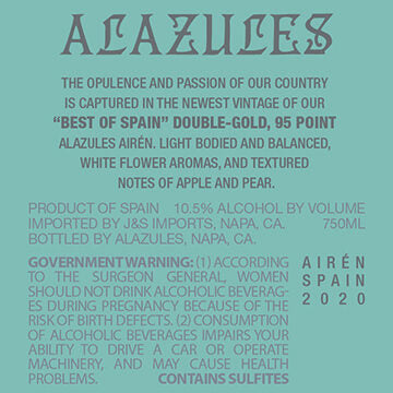 Alazules 2020 Airén Spain