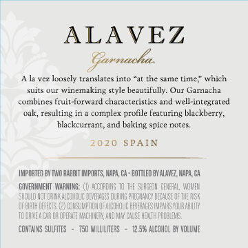 Alavez 2020 Garnacha, Spain