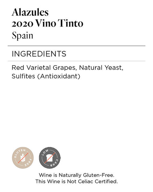 Alazules 2020 Vino Tinto, Spain
