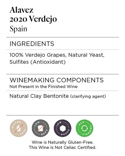 Alavez 2020 Verdejo Spain