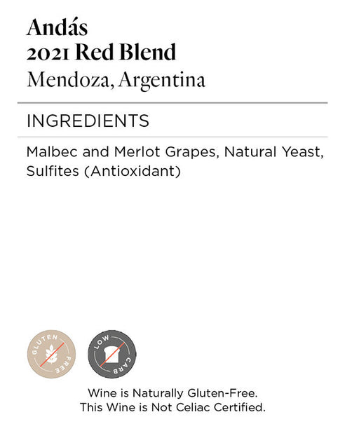 Andás 2021 Red Blend Mendoza, Argentina