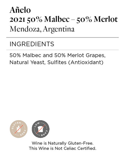 Añelo 2021 Malbec - Merlot Mendoza, Argentina