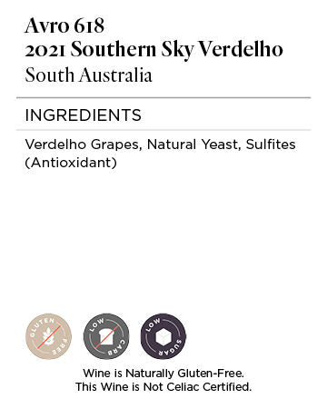 Avro 618 2021 Southern Sky Verdelho South Australia, Australia