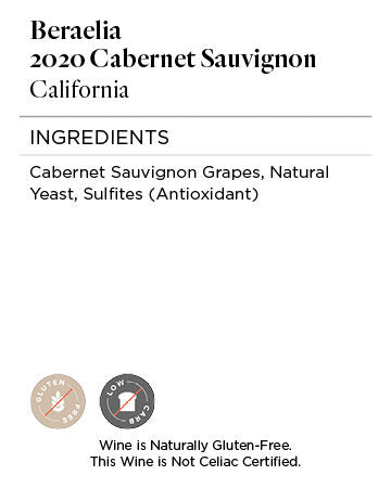 Beraelia 2020 Cabernet Sauvignon California