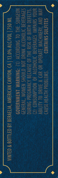 Beraelia 2020 Sauvignon Blanc, California