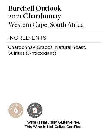 Burchell Outlook 2021 Chardonnay Western Cape, South Africa