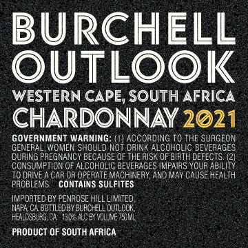 Burchell Outlook 2021 Chardonnay Western Cape, South Africa