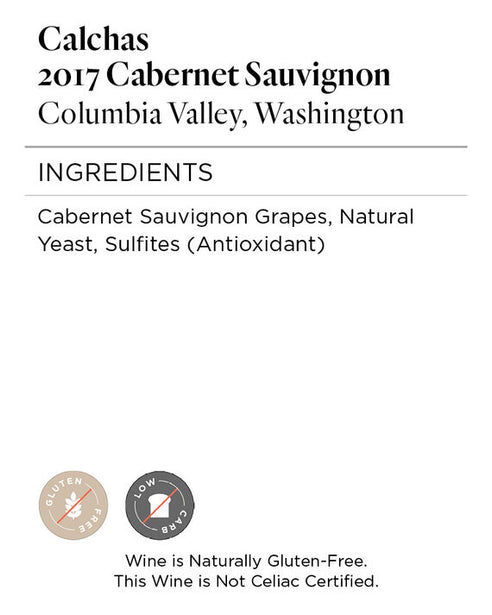 Calchas 2017 Cabernet Sauvignon Columbia Valley, Washington